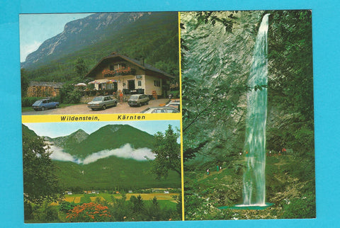 AK Wildenstein. Wildensteiner Wasserfall. Rasthaus Josef Planteu. Gallizien.