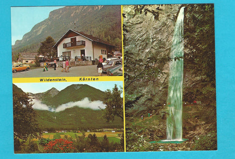 AK Wildenstein. Wildensteiner Wasserfall. Rasthaus Josef Planteu. Gallizien.