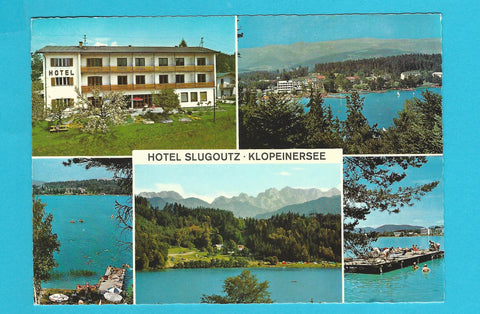 AK Klopein am See. Hotel Slugoutz. Klopeinersee.