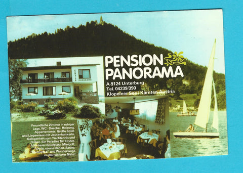 AK Unterburg. Klopeinersee. Pension Panorama.