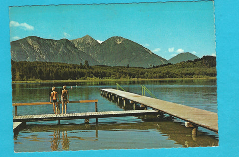 AK Blick über den Turnersee auf den Hochobir.