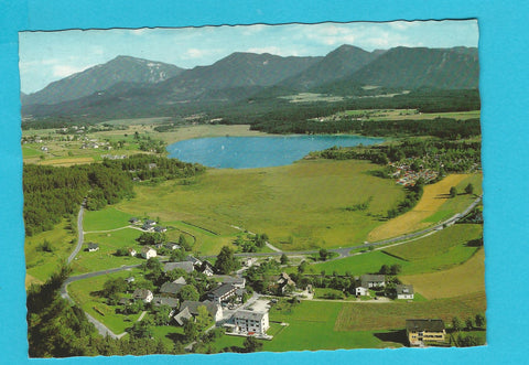 AK Der Turnersee mit dem Ferienort Unternauach und dem Strandcamping Turnersee.