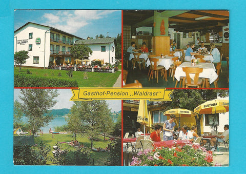 AK St. Primus Turnersee. Gasthof Pension Waldrast. Fam. R. Schimenz. Lauchenholz 13.