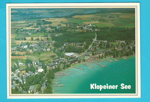 AK Klopeiner See. Blick auf Seelach und St. Kanzian.