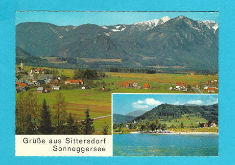 AK Grüße aus Sittersdorf Sonneggersee.