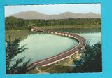 AK Völkermarkt. Stausee mit Flutbrücke.