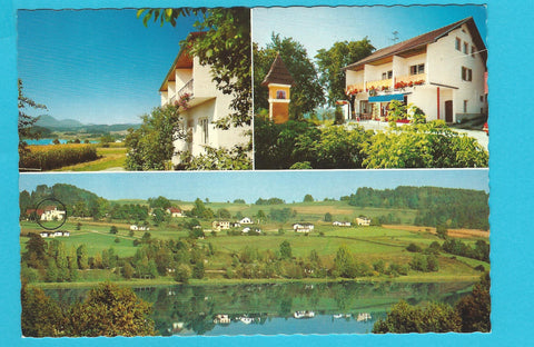 AK Obersammelsdorf am Turnersee. Gasthaus Pension Theresia Picej. St. Kanzian.