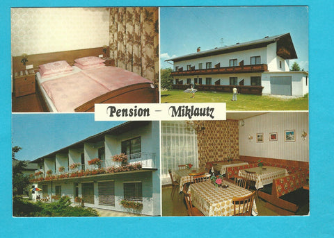 AK St. Kanzian am Klopeiner See. Pension Miklautz. Inh. Walter u. Sophie Miklautz.