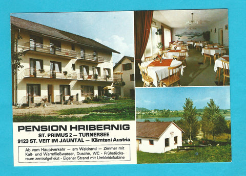 AK St. Primus 2 Turnersee. Pension Hribernig. St. Veit im Jauntal.