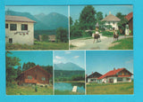 AK St. Veit/Jauntal. Pension Rosenheim mit Hochobir Gaststätte und Pension Schafferhof Ferienhaus Schaffer Badesee Schaffer