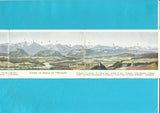 Panorama-AK Ausblick von Ruhstatt bei Völkermarkt.