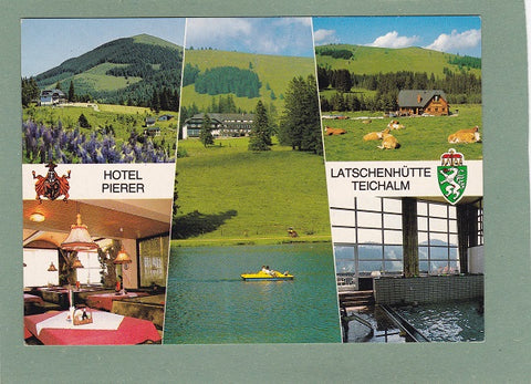 AK Teichalm. Hotel-Pension Pierer. Latschenhütte.