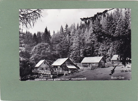 AK Gasthaus „zum guten Hirten“ Hochlantsch.