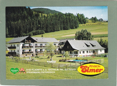 AK Fladnitz a.d. Teichalm. Pension Elmer. Schrems 33.