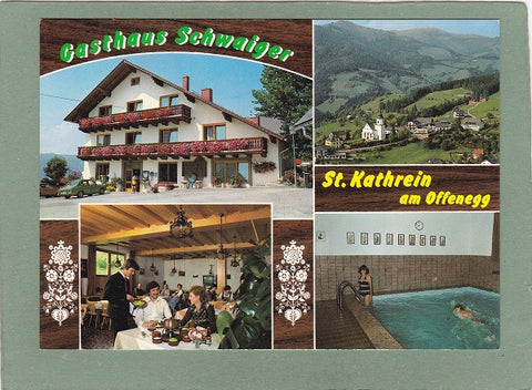 AK St. Kathrein am Offenegg 5. Gasthaus Schwaiger.
