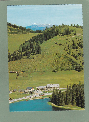 AK Almgasthof „Zum Teichwirt“ Teichalm mit Hoher Veitsch.