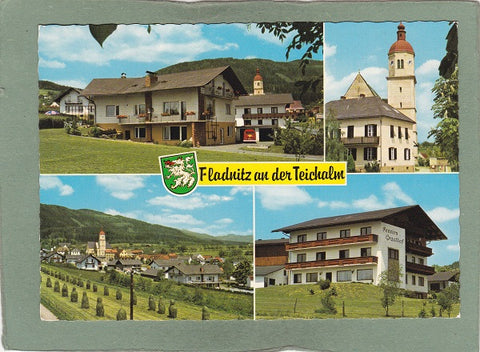 AK Fladnitz an der Teichalm. Frühstückspension Johanna, Kirche, Fladnitz, Graslhof.