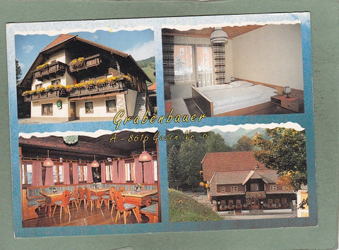 AK Gasen 6. Gasthof Pension Grabenbauer.