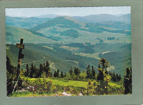 AK Blick vom Hochlantsch auf die Teichalpe.
