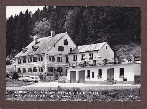 AK Falkenstein. Gasthaus Pension Mosbacher.
