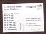 Werbe-AK Grüße aus dem Paradies. Brandluckner Huab‘n Theater.
