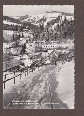 AK St. Kathrein am Hauenstein „Roseggers Waldheimat“. (um1966)