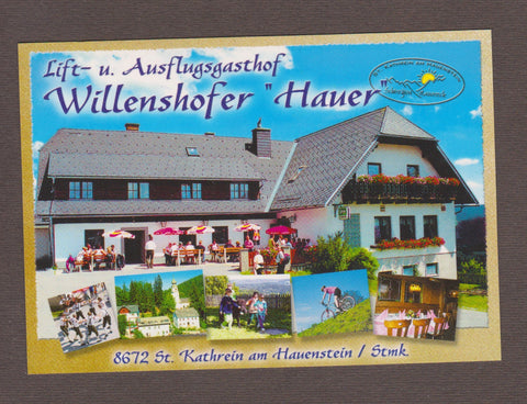 AK St. Kathrein am Hauenstein. Lift- u. Ausflugsgasthof Willenshofer "Hauer"