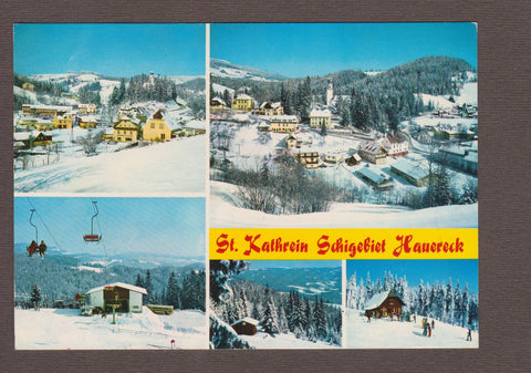 AK St. Kathrein am Hauenstein. Schigebiet Hauereck.