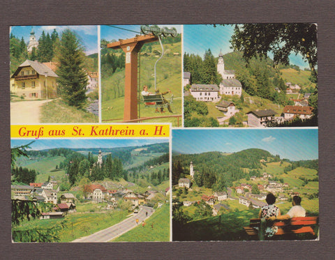 Gruß aus St. Kathrein am Hauenstein. Roseggers Waldheimat.