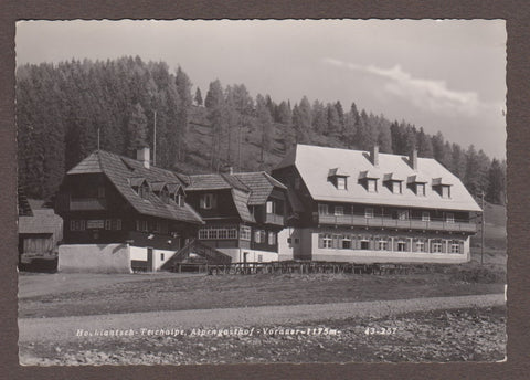 AK Hochlantsch-Teichalpe. Alpengasthof Vorauer.