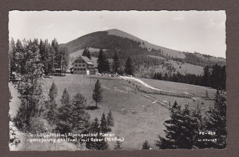 AK Teichalpe. Alpengasthof Pierer mit Osser. (um1968)