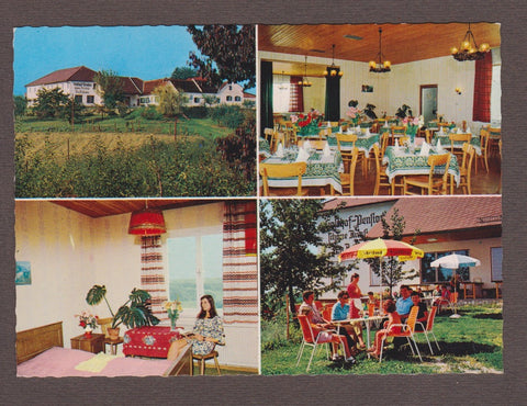 AK Gersdorfberg 19. Gasthof Pension Schöne Aussicht R. Krenn.