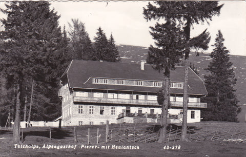 AK Alpengasthof Pension Pierer. Teichalpe b. Fladnitz.