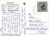 AK Gasen. Gasthof Willingshofer. Gasen 15. Fam. Schernthaner.