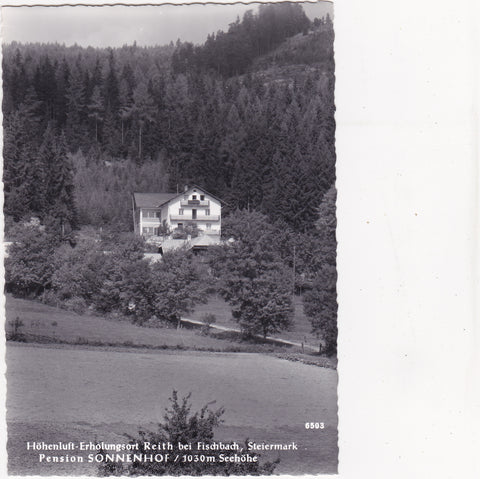 AK Reith bei Fischbach. Pension Sonnenhof.