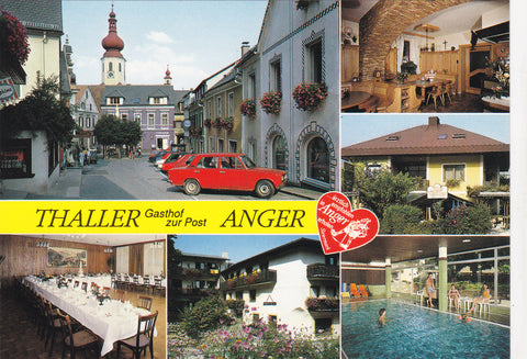AK Anger. Gasthof Pension zur Post Thaller.