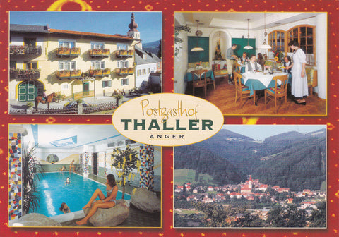 AK Anger. Postgasthof Thaller. Hauptplatz 10.