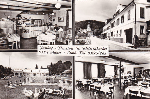 AK Anger. Gasthof Pension R. Weissenbacher.