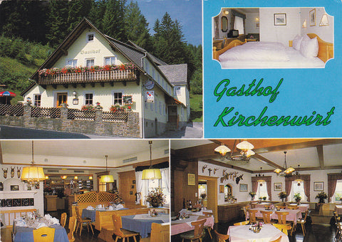 AK Heilbrunn 84. Gasthof Kirchenwirt. Fam. Bauernhofer.