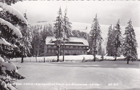 AK Teichalpe Alpengasthof Pierer mit Hochlantsch.