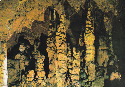 AK Tropfsteine in der Grasslhöhle, Dürntal bei Weiz. Naas.