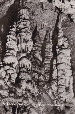 AK Graßlhöhle, Dürntal bei Weiz. Naas. Säulengruppe.