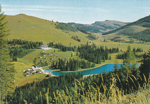 AK Teichalm mit Heulantsch, Plankogel und Sommeralm.