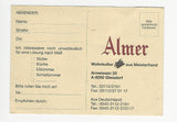 Werbe-AK Gleisdorf. Almer. Wohnkultur aus Meisterhand. Arnwiesen 33.
