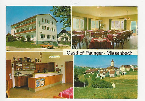 AK Miesenbach 5. Gasthof Pension Paunger.