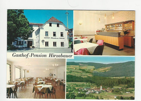 AK Miesenbach. Gasthof Pension Hirzabauer, "Zur Linde" Josef u. Anna Hirzabauer.