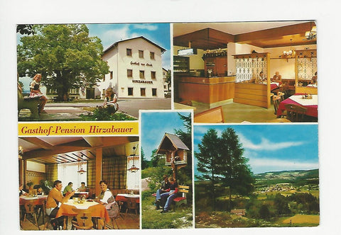 AK Miesenbach. Gasthof Pension Hirzabauer, "Zur Linde" Josef u. Anna Hirzabauer.