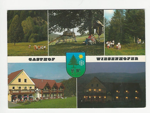 AK Miesenbach 21. Gasthof Wiesenhofer. Hermann Wiesenhofer.