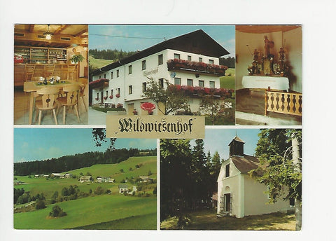 AK Miesenbach 11. Gasthof Pension Wildwiesenhof. Karl u. Maria Weber.