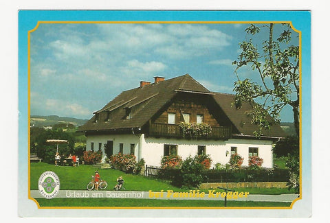 AK Birkfeld. Urlaub am Bauernhof. Maria und Ferdinand Krogger, Waisenegg 36.